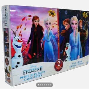 🌸Frozen II Prime 3D Puzzles 2 500 in one box